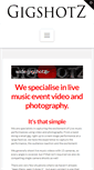 Mobile Screenshot of gigshotz.com